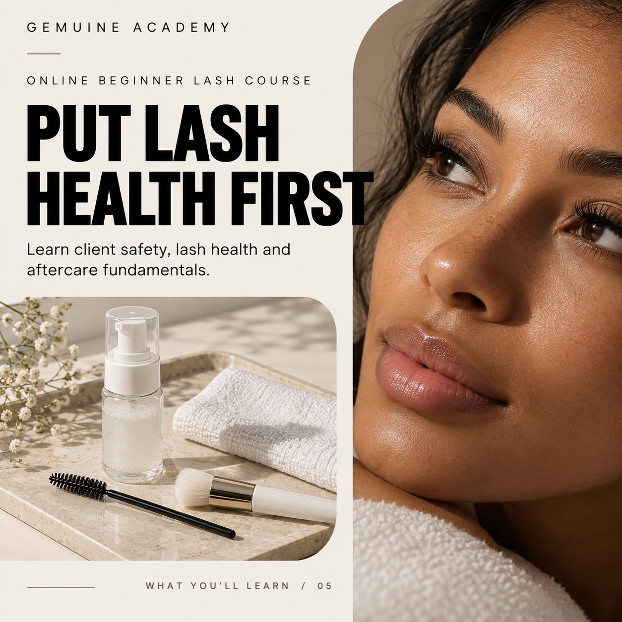 Lesson 5: Put lash health first