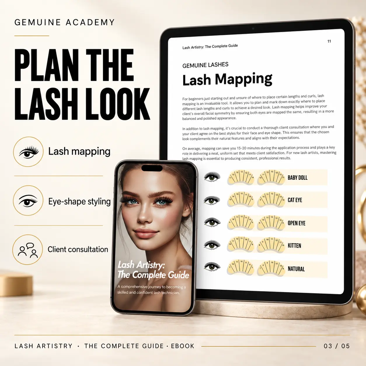 Lash Artistry preview 3: Mapping, styling & consultation